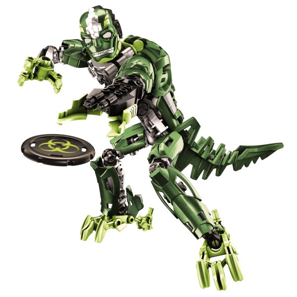 Figurine Spiderman Techbot à construire : Le Lézard - Megabloks-91329-91332