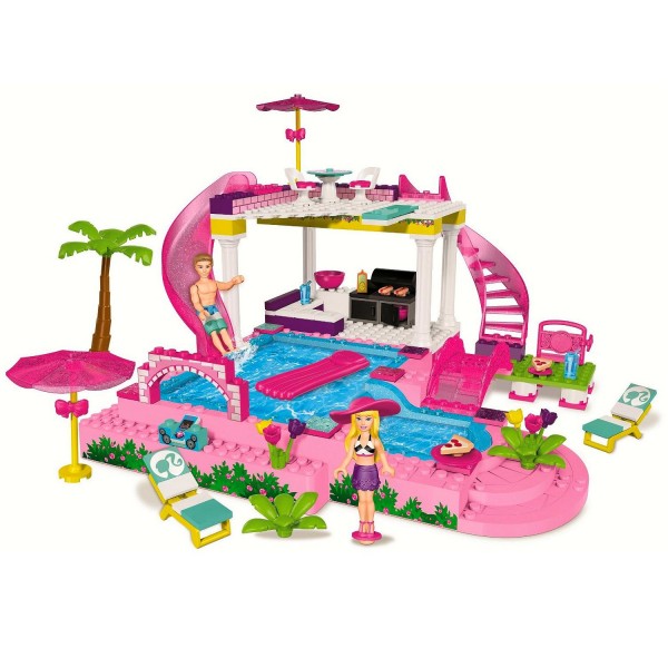 Megabloks Barbie : Fête à la piscine - Megabloks-80228U