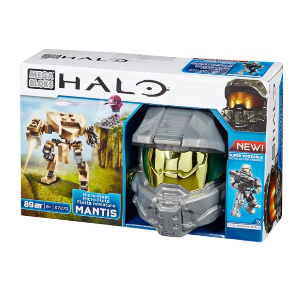Megabloks Halo : Invasion des Mantis de la flotte miniature - Megabloks-97270U