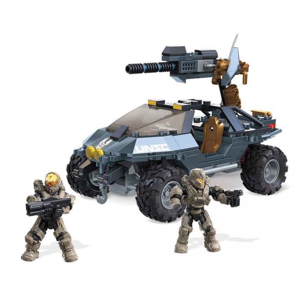 Megabloks Halo : Warthog UNSC Double Mode - Mattel-DPJ92