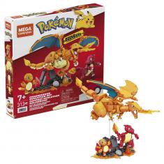 Mega Construx : Coffret Construction Pokémon Évolution Salamèche