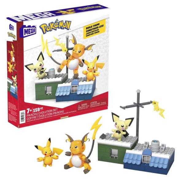 Caja de Construcción: Mega Evolución Pokémon - Pikachu - Mega-HKT23