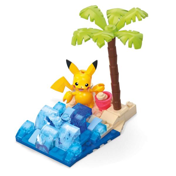 Mega Pokémon à construire : Pikachu Aventure à la plage - Megaconstrux-HDL76