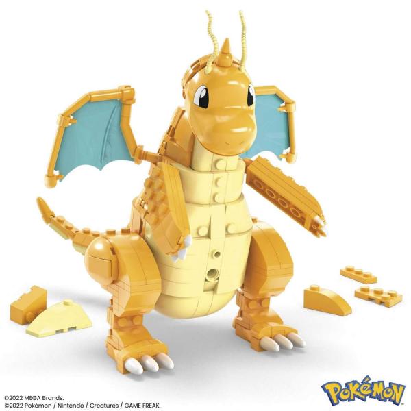 Juego de construcción Pokémon: Dragonite - Mattel-HKT25