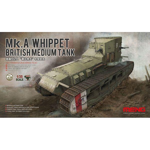 British Medium Tank Mk.A Whippet - 1:35e - MENG-Model - TS-021