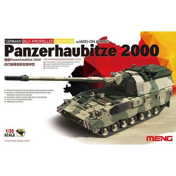 German Panzerhaubitze 2000 Self-Propelle - 1:35e - MENG-Model - TS-019