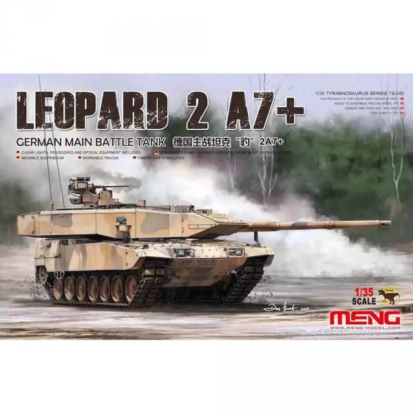 Maquette char : Leopard 2A7+ - Meng-TS-042