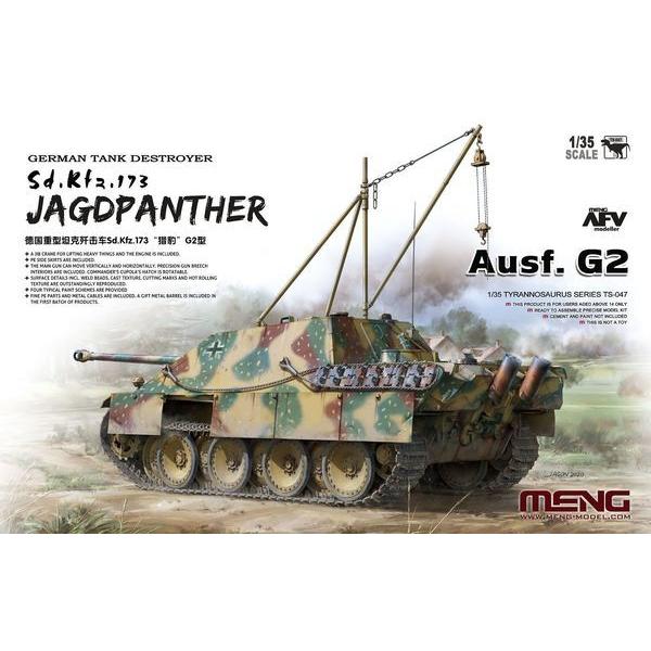 German Tank Destroyer Sd.Kfz.173 Jagdpanther Ausf. G2 - 1:35e - MENG-Model - TS-047