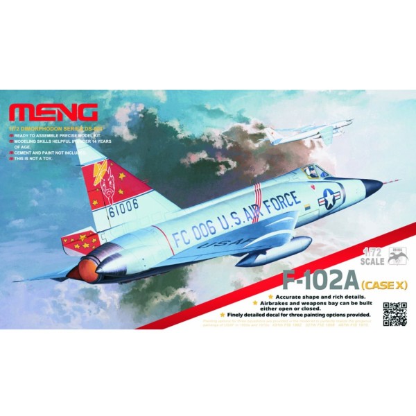 F-102A (Case X) - 1:72e - MENG-Model - Meng-DS003