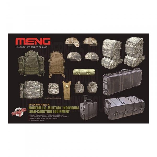 Modern U.S. Military individual load-car - 1:35e - MENG-Model - Meng-SPS015