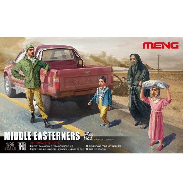 Middle Eastern Civilian Figures - Meng-HS001