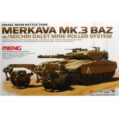 Maqueta de tanque: Tanque de batalla israelí Merkava Mk.3 BAZ