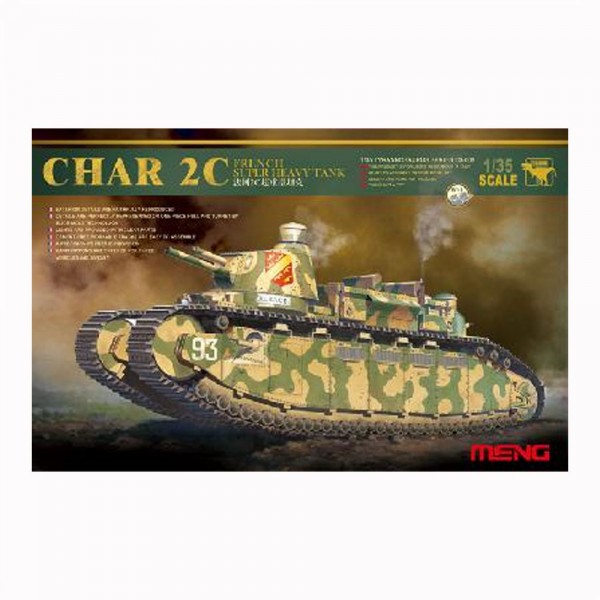 Model super heavy French tank 2C 1940 - Meng-TS009