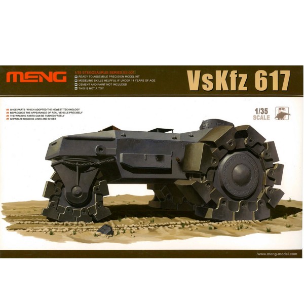 Maquette Véhicule militaire : VsKfz 617 Minenräumer - Meng-SS001