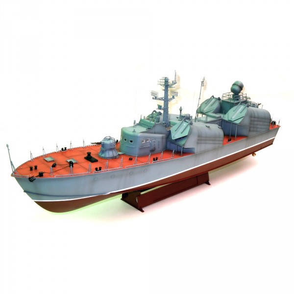Maquette bateau : Corvette lance-missiles russe Classe OSA-1 - Merit-67201