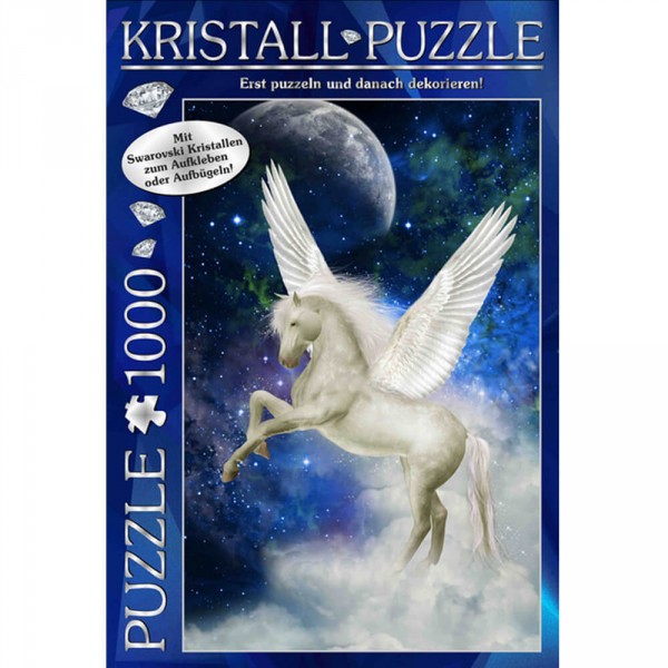1000 Teile Puzzle: Swarovski Kristall Puzzle: Mythos Pegasus - MIC-592.3