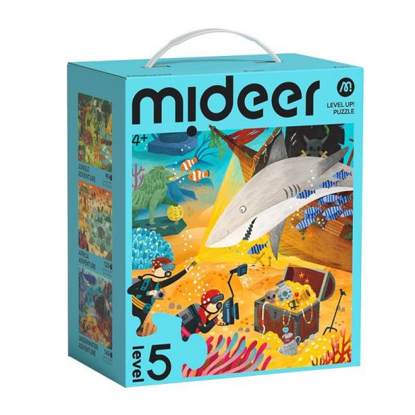 Set de Puzzles Mundo de Aventureros - Desde 4 años - Mideer-MD1486
