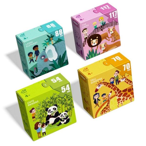 Puzzle Case - Animals - 329 Pieces	 - Mideer-MD3164