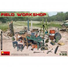 Model military accessories: Field workshop