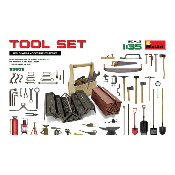 Diorama accessories: toolbox - MiniArt-35603