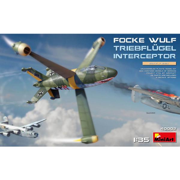 Maquette avion : Focke-Wulf Triebflügel Interceptor - MiniArt-40002