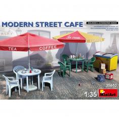 Diorama-Accessoires: Straßencafé 