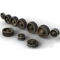 Maquette set roues : T-34 (periode 1942-43)