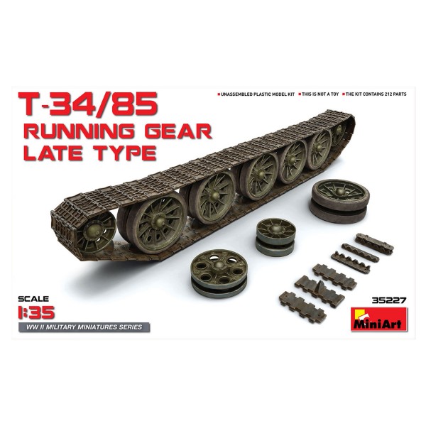 Model Undercarriage: T-34/85 Running Gear Late Type - Miniart-MINI35227