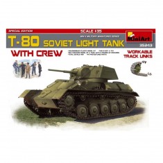 Maquette Char : T80 Soviet Light Tank