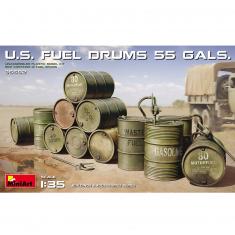Diorama-Zubehör: US 55-Gallonen-Brennstofffässer