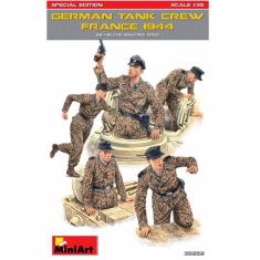 Militärfiguren: Deutsche Panzerbesatzung (Frankreich 1944)