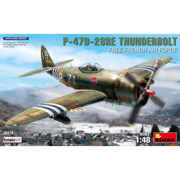 Maquette Avion P-47D-28RE Armée de l’Air française – 1:48 - 550048015
