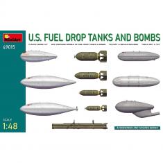 Réservoirs et armement pour avions US – 1:48