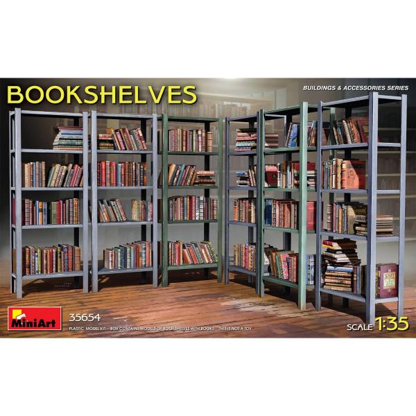 Étagères à livres (x6) – 1:35 - 550035654