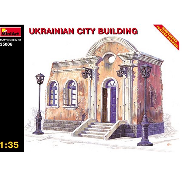 Maquette Ruines de guerre : Building ukrainien - MiniArt-35006