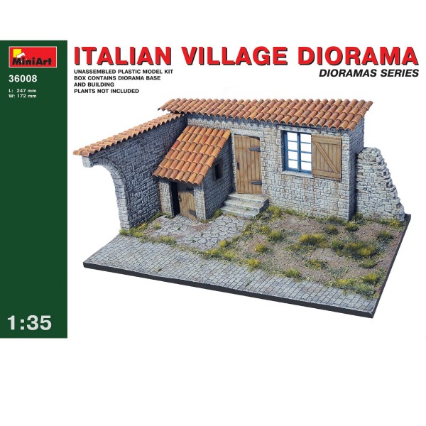 Diorama 1/35 : Village Italien - MiniArt-36008
