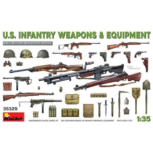 U.S. Infantry Weapons & Equipment - 1:35e - MiniArt - 35329