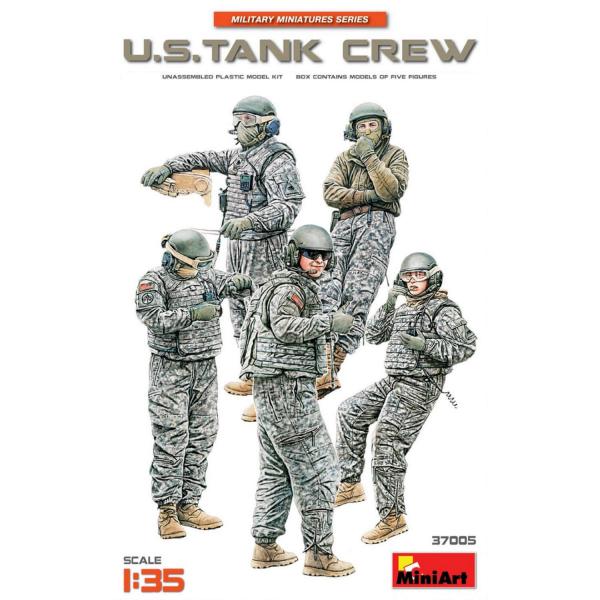Figurines militaires : Équipage de char américain - Miniart-37005