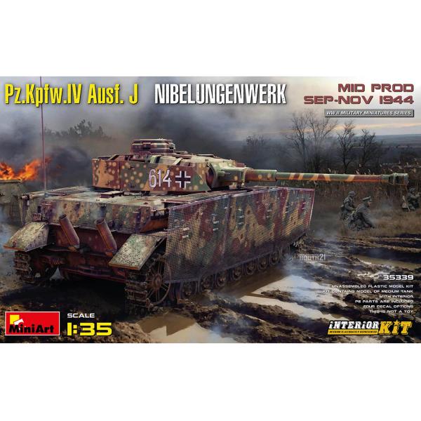 Maquette Char : Pz.Kpfw.IV Ausf. J Nibelungenwerk kit intérieur - MiniArt-35339