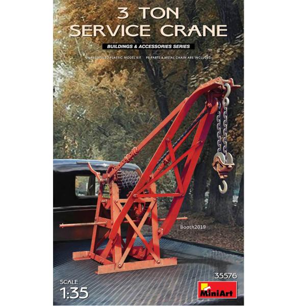 3 Ton Service Crane - 1:35e - MiniArt - MiniArt-35576