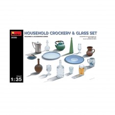 Household Crockery & Glass Set - 1:35e - MiniArt