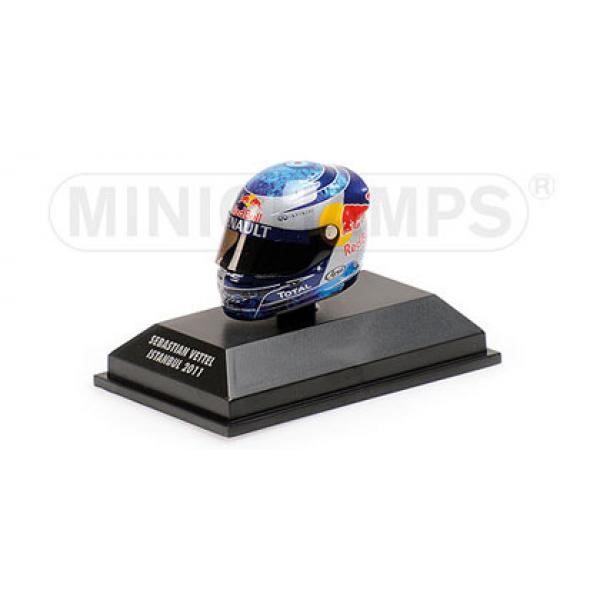 Casque Vettel 2011 1/8 Minichamps - 381110401