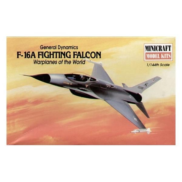 General Dynamics F-16A Fighting Falcon Falcon Minicraft Model Kits - MMK-14424