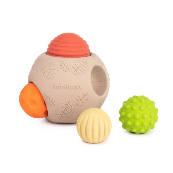 Rubber Balls - 5 pieces - Miniland-8297315