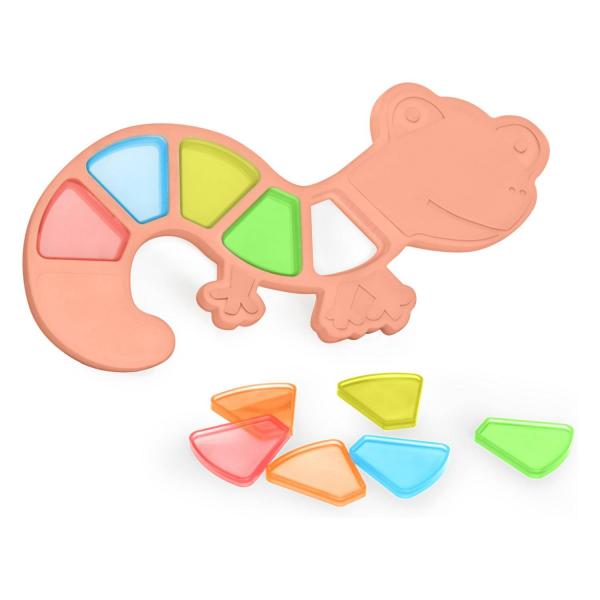 Colour sensory game: translucent lizard - Miniland-8297343