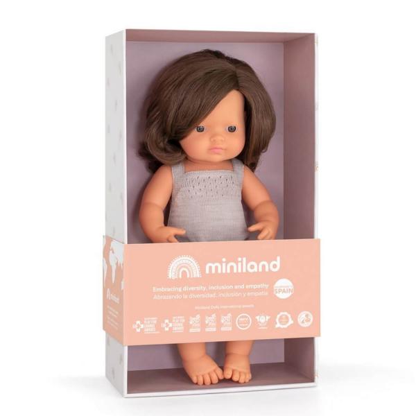 ML Dolls: EUROPEAN GIRL DOLL - Miniland-8231284