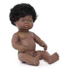 ML Muñeca : MUÑECO NIÑO AFRICANO de 38 cm