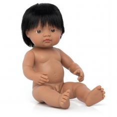 ML Poupées: POUPÉE GARCON LATINO-AMERICAIN 38cm