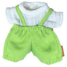 ML Poupées: PANTALON avec BRETELLES et T-SHIRT 21cm