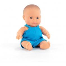 ML Doll : DRESSED EUROPEAN BABY BOY DOLL 21cm